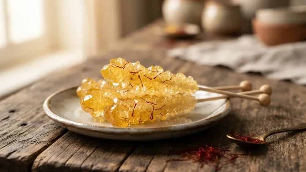 فروش عمده انواع نبات زعفرانی و طعم دار با قیمت تولیدی نگارین پگاه
