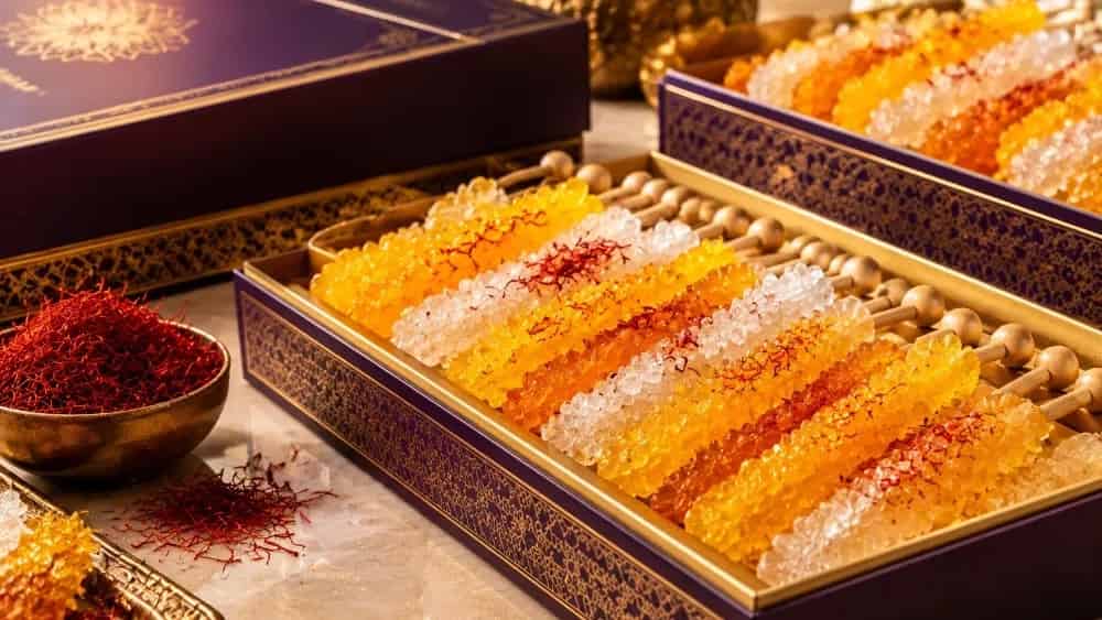 خرید عمده نبات تخت زعفرانی ویژه با قیمت مناسب