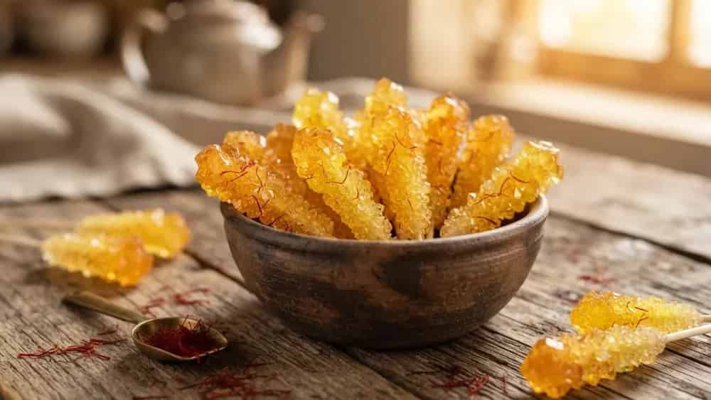 نبات چوبی زعفرانی ویژه انتخابی مناسب برای پذیرایی و فروش